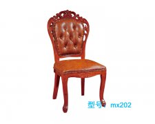 實(shí)木餐椅，電動(dòng)餐桌配套椅子-型號(hào)：MX202