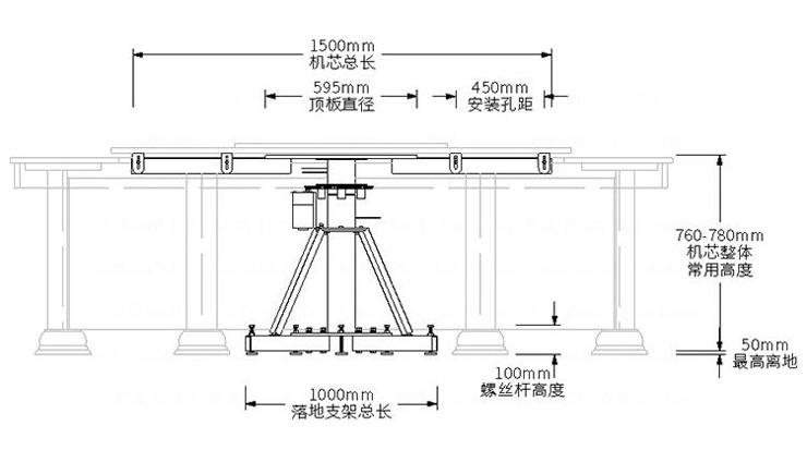 電動餐桌轉(zhuǎn)盤機芯-E型