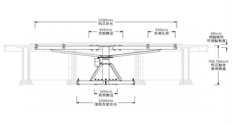 電動(dòng)餐桌通用機(jī)芯