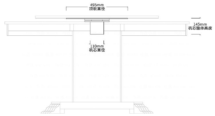 小型餐桌電動(dòng)機(jī)芯